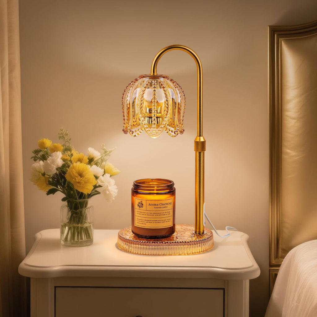 Candle Warmer Lamp with Timer & Dimmable Light Y109499