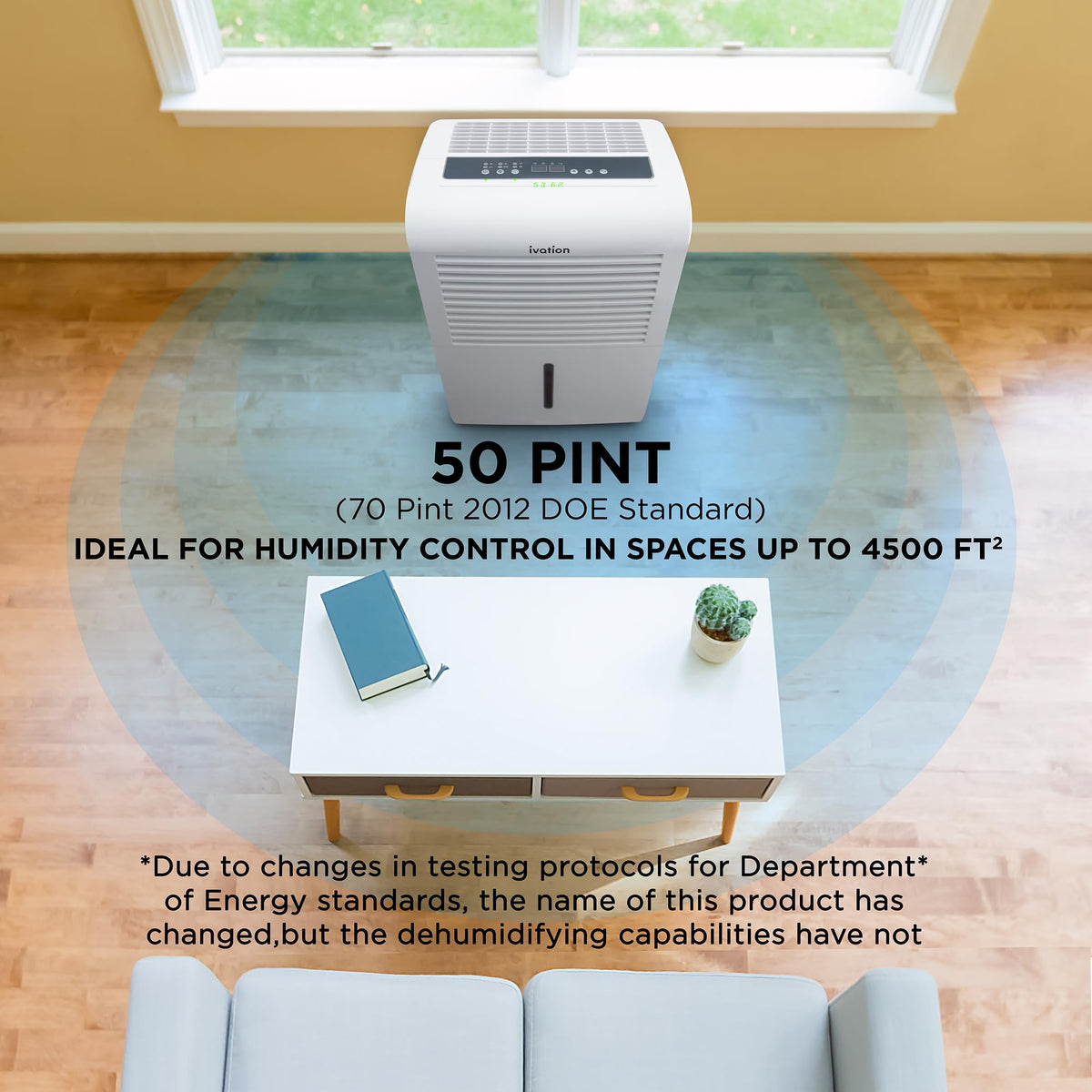 50 Pint Smart Wi-Fi Dehumidifier with Hose V773130