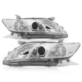 Chrome Housing Clear Lens Projector Headlights Pair A30883
