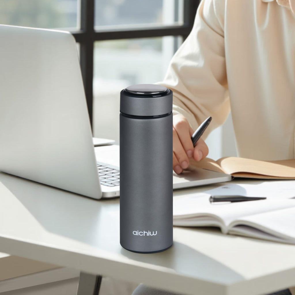 Vacuum Insulated 304 Stainless Steel Travel Mug with Lid 16 Oz Leak-Proof Tumbler U30851