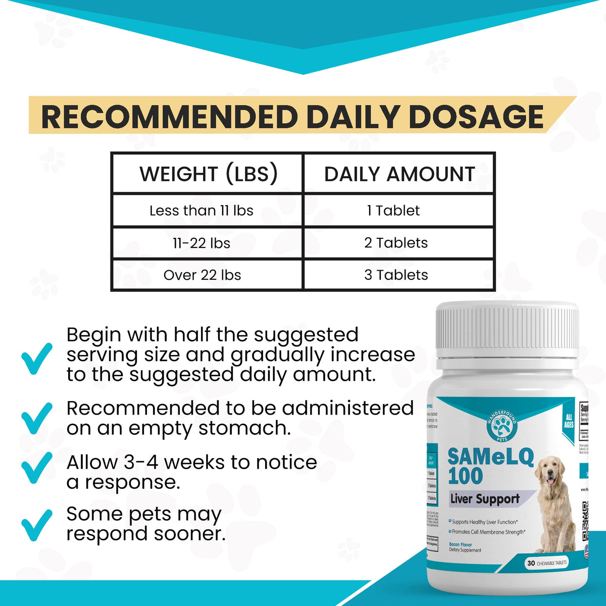 Milk Thistle & SAMe100 for Dogs F3422