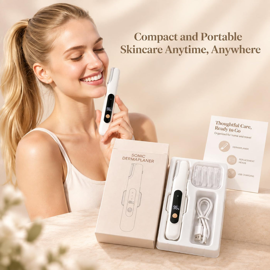 Sonic Dermaplane Razor with 5 Refill Blades R722