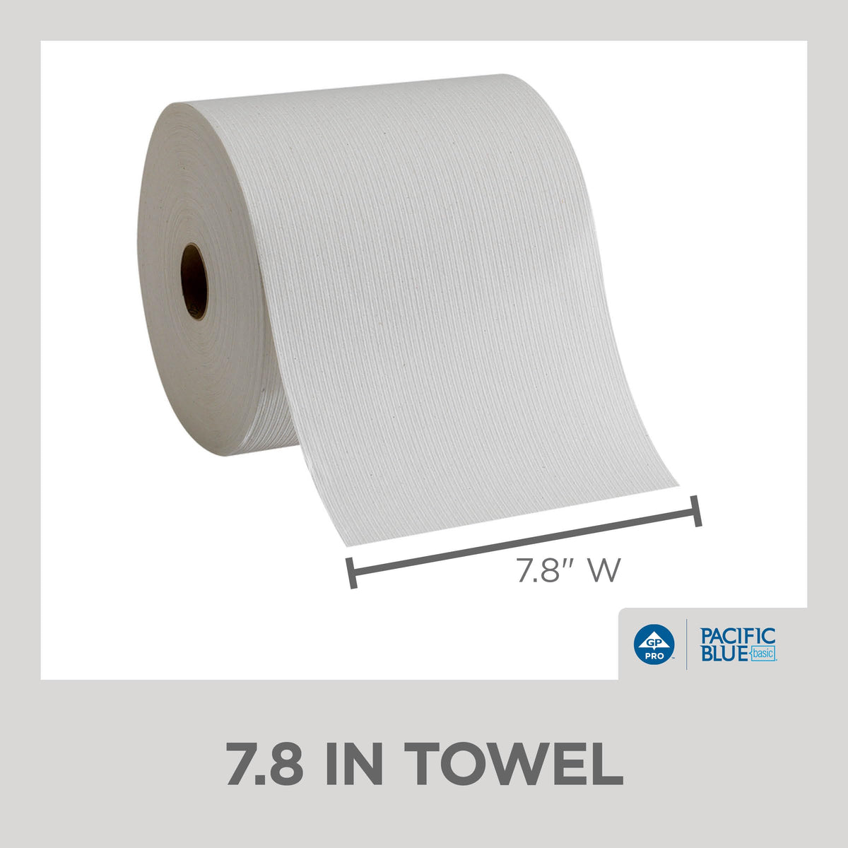 White Recycled Paper Towel Rolls F7661