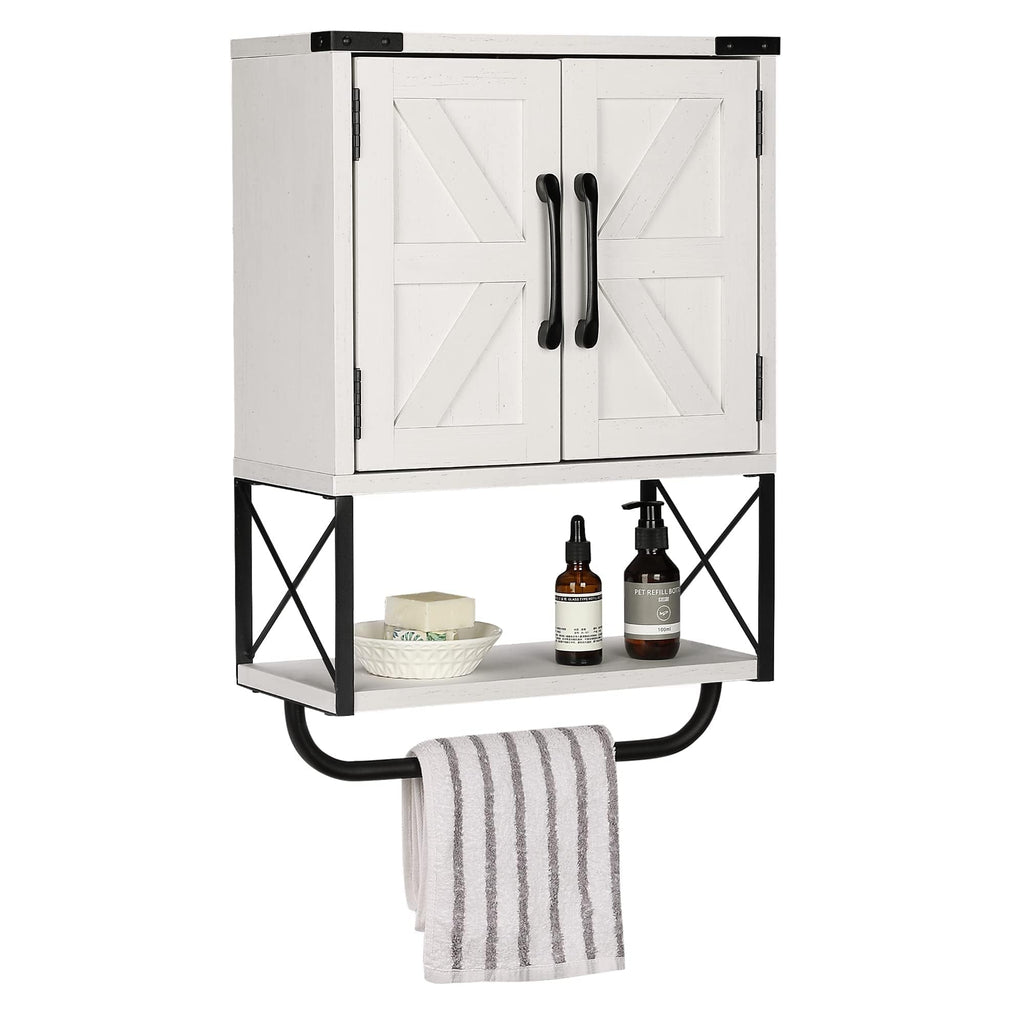 Medicine Cabinet with 2 Barn Door C4834