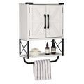 Medicine Cabinet with 2 Barn Door C4834