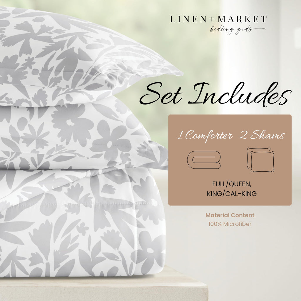 King 3 Piece Down Alternative Comforter Set W607638