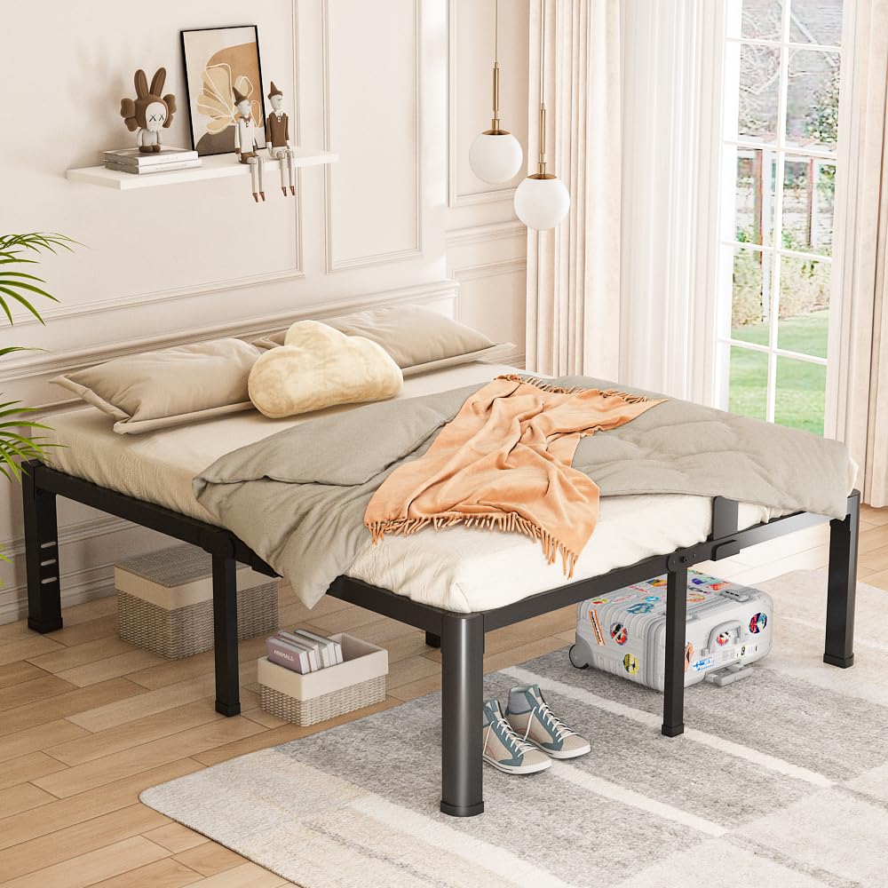 18 inch Queen Metal Platform Bed Frame B343