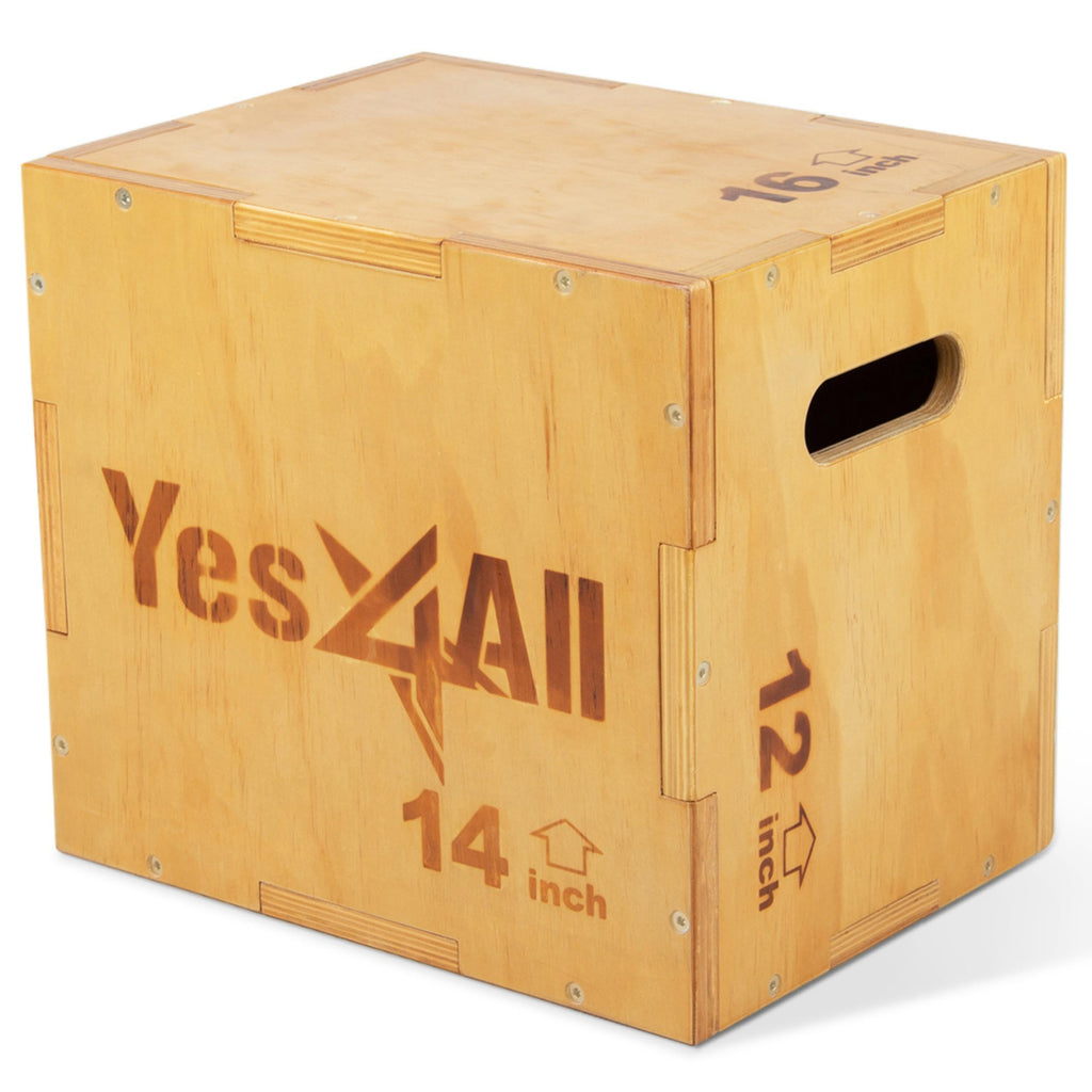 3-in-1 Wooden Plyo Box J190
