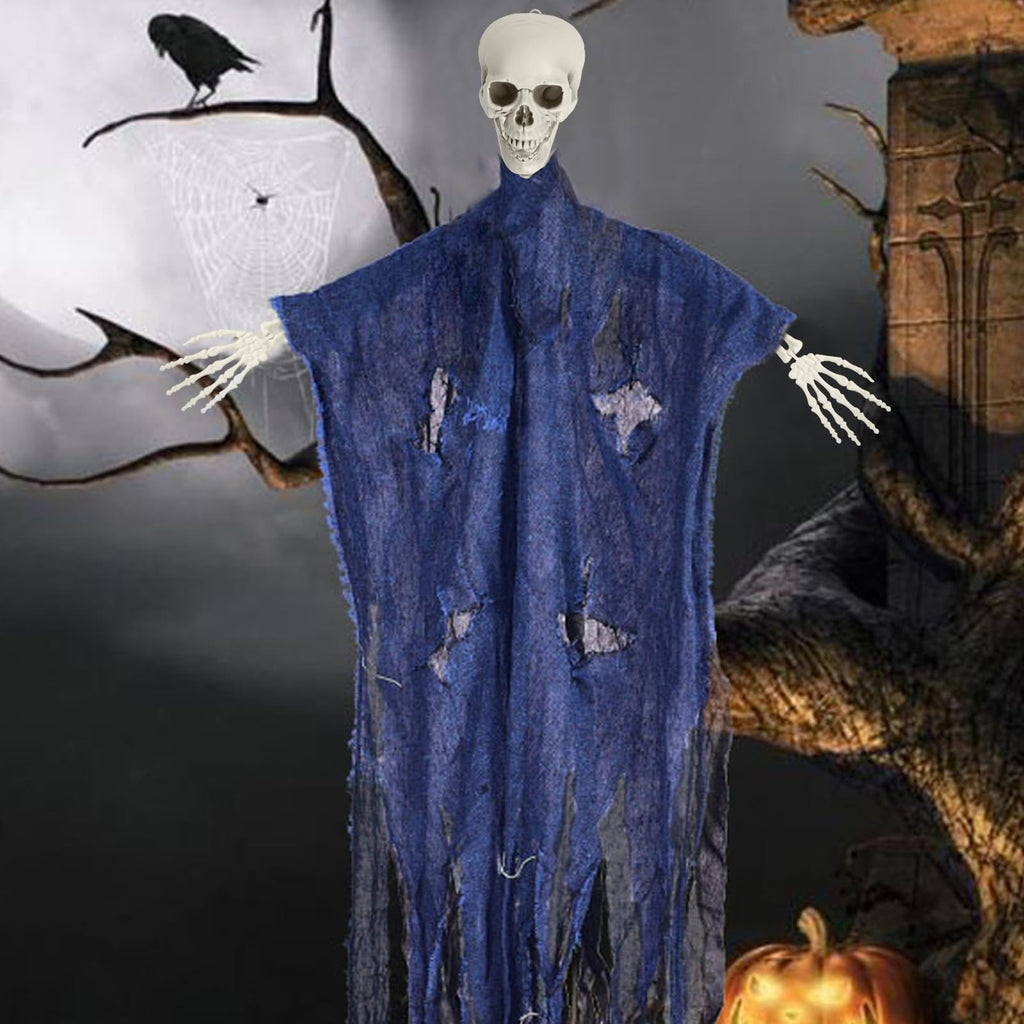 5.4FT 170cm Life Size Posable Skeleton with Movable Joints S754184