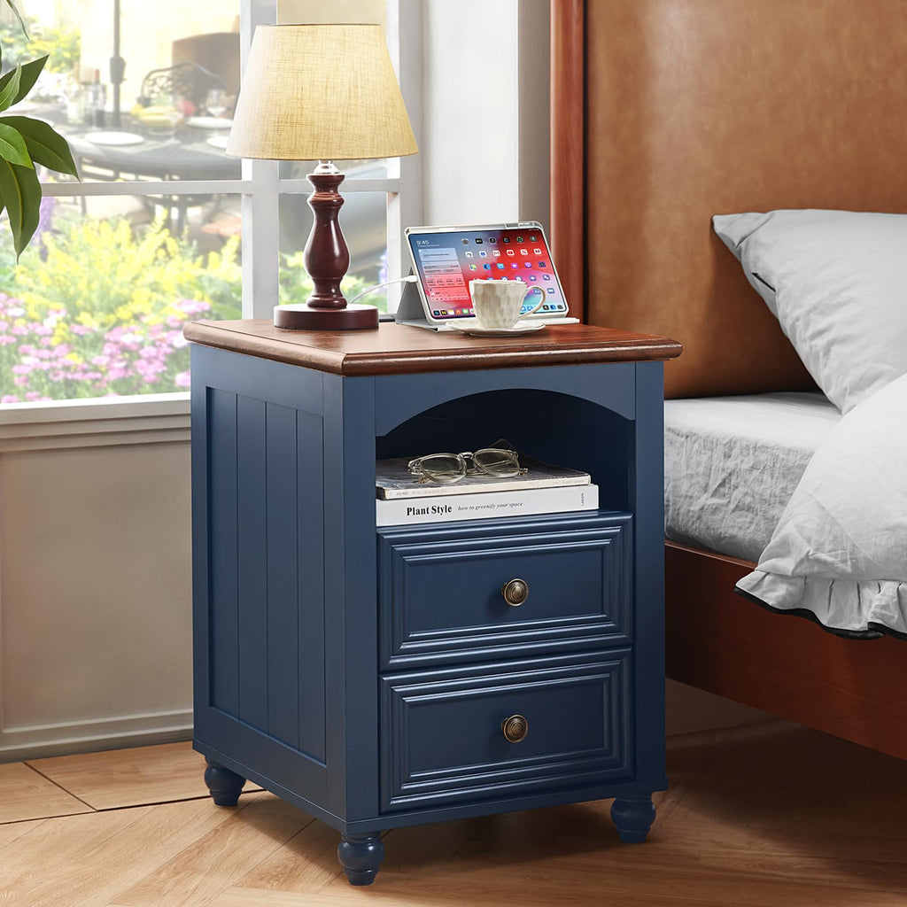 18" Nightstand with Charger Station J5263