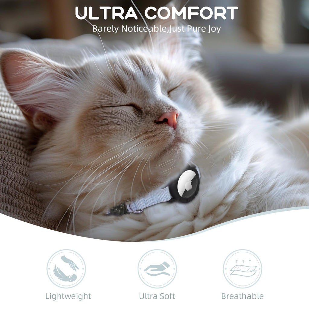 Cat Collar with AirTag Holder and Bell C969