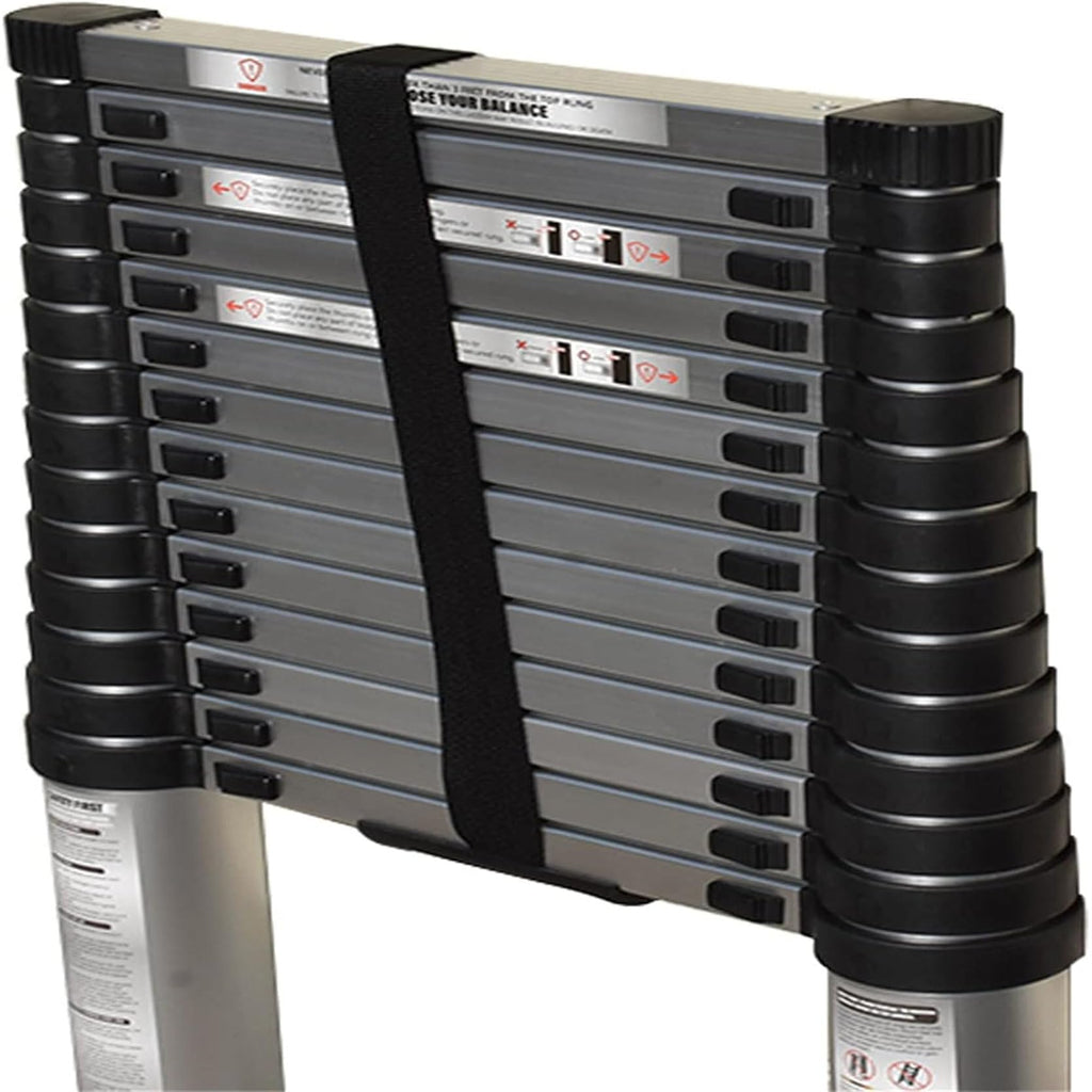 Telescopic Aluminum Ladder 14.5FT 330lbs Capacity C694