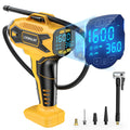 Cordless Portable Tire Inflator Air Compressor 160PSI Digital Pressure Gauge Z644707