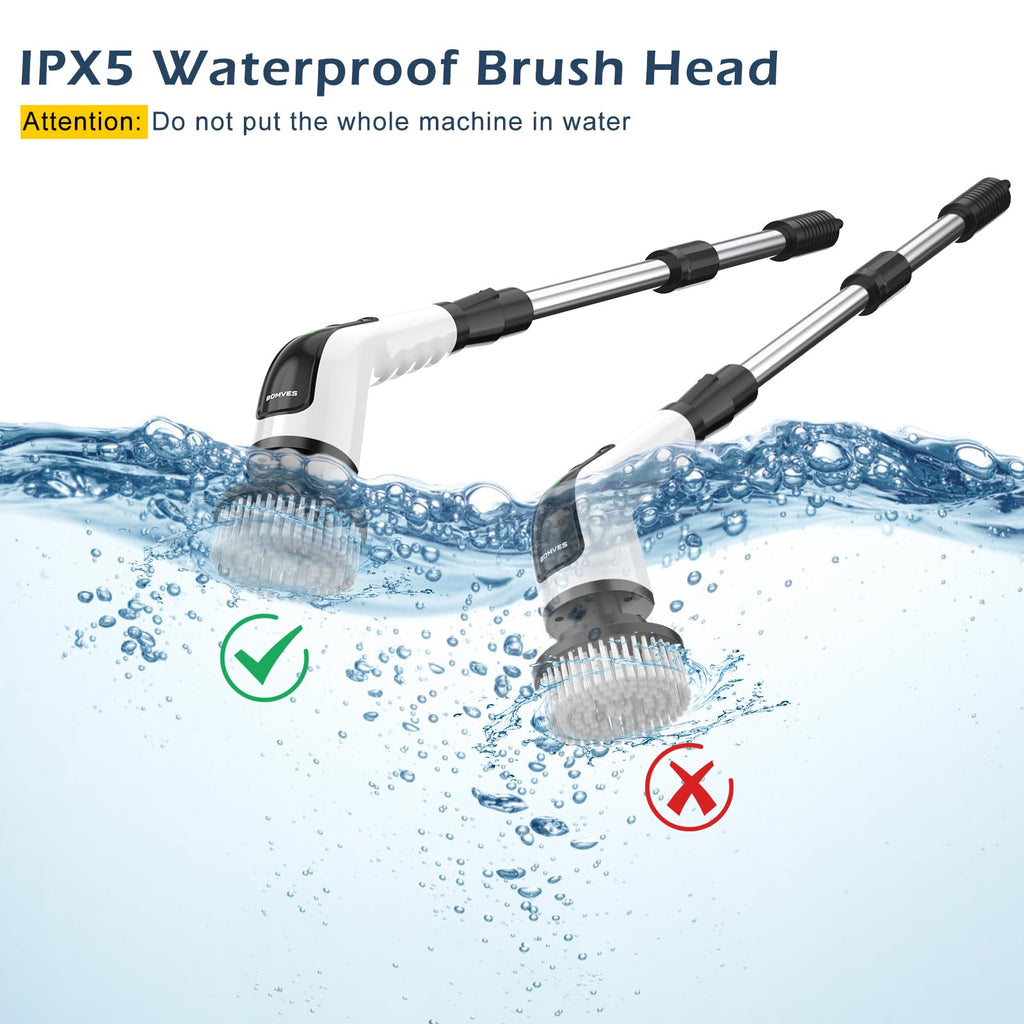 Electric Spin Scrubber with Long Handle K87099