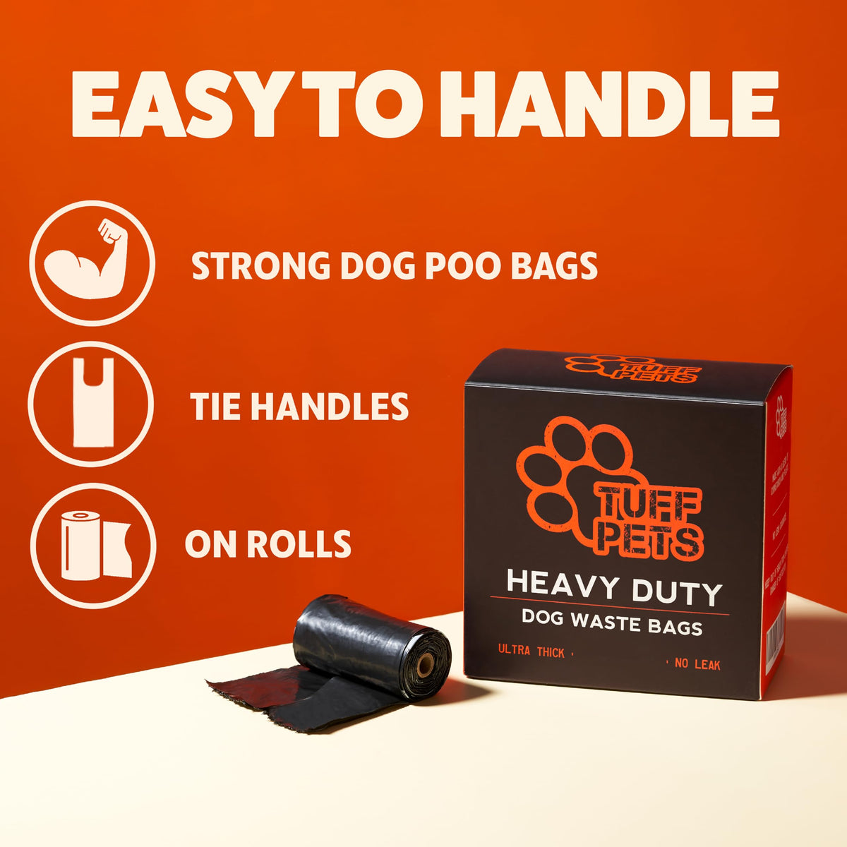 Dog Poop Bags Rolls with Handles K474251