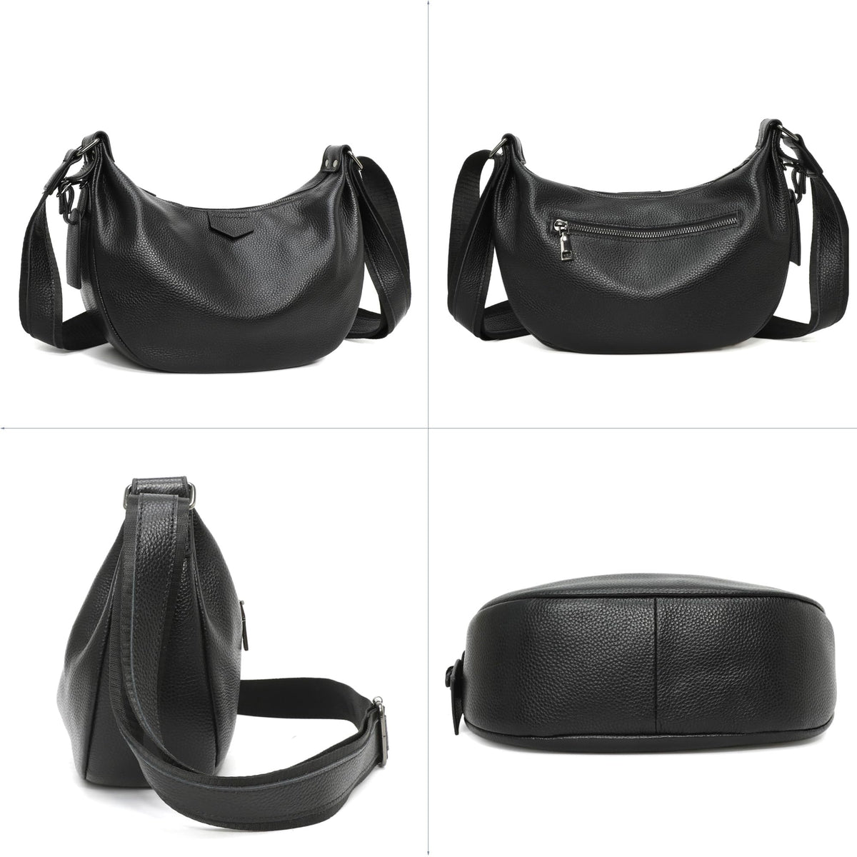 Genuine Leather Crossbody Shoulder Handbag Z68873