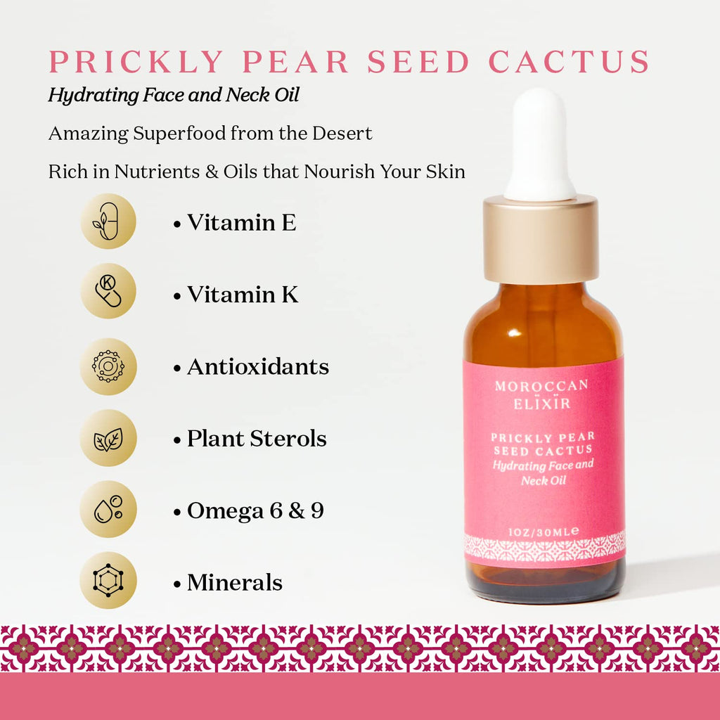 Prickly Pear Face & Neck Cactus Oil 1 oz F3398