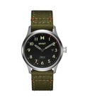 Men's 3 Hand Stainless Steel Nylon Strap Watch 41mm D3012
