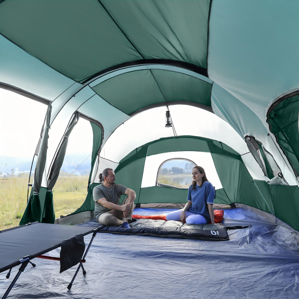 12 Person 3-Room Waterproof Camping Tent H813893