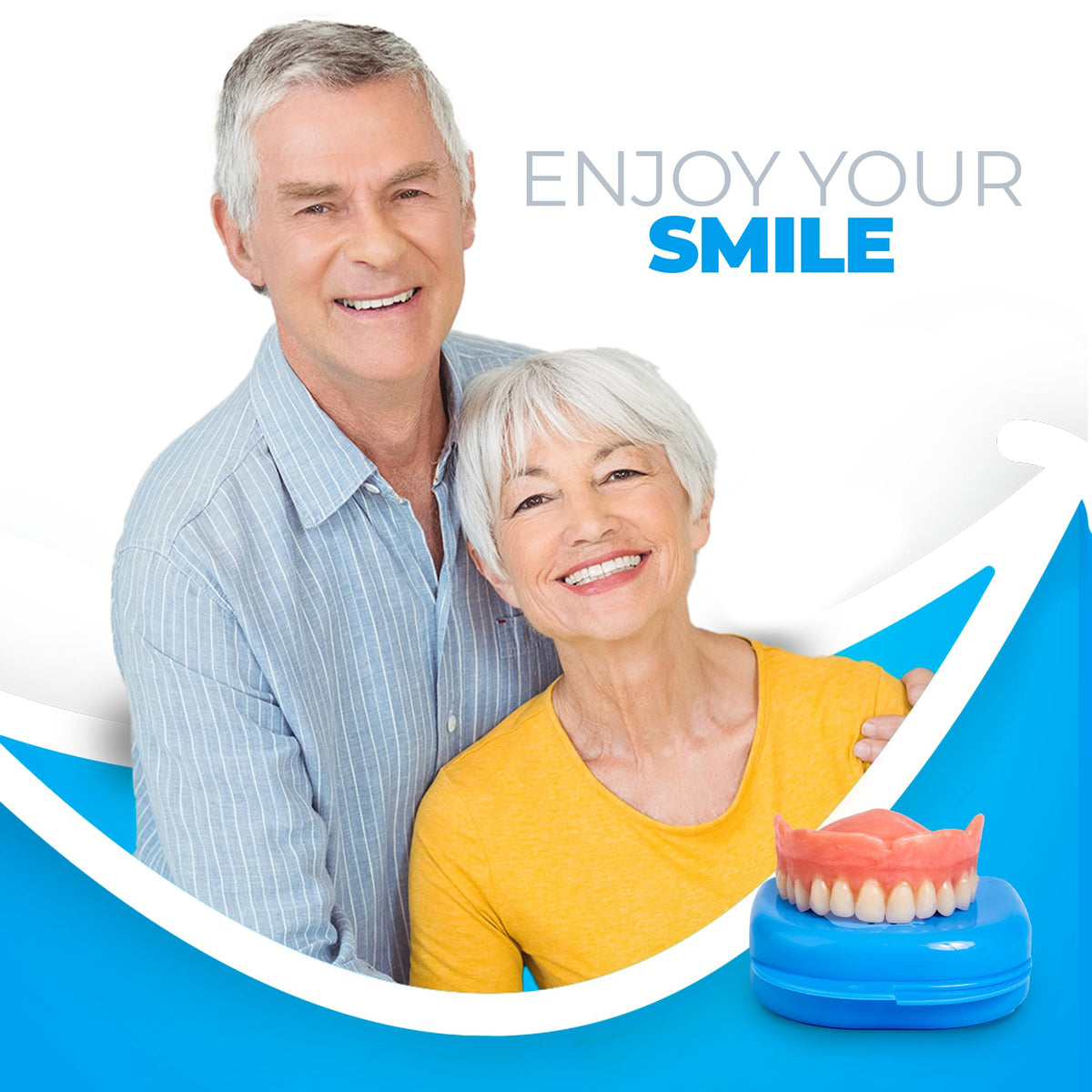Customizable Dentures Kit with 12 Pieces D77677