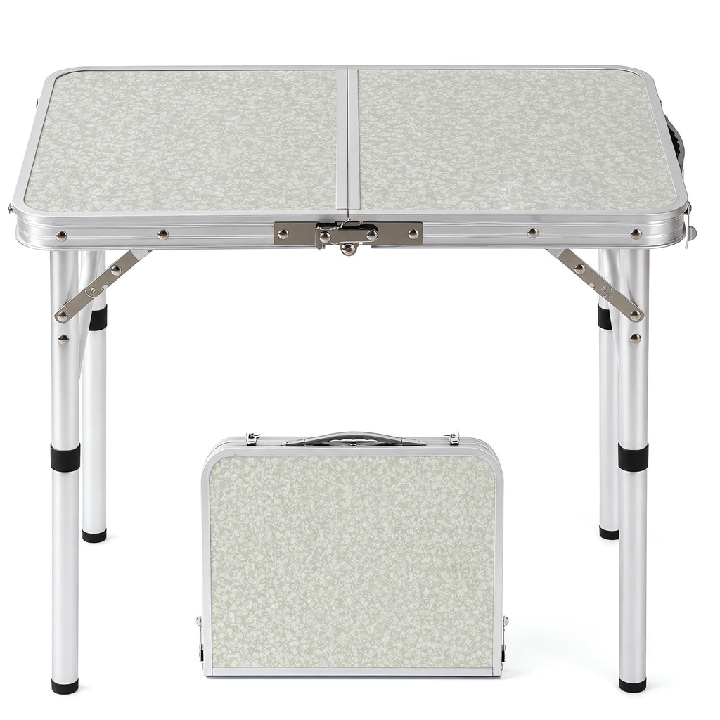 Adjustable Height Small Folding Camp Table P59181