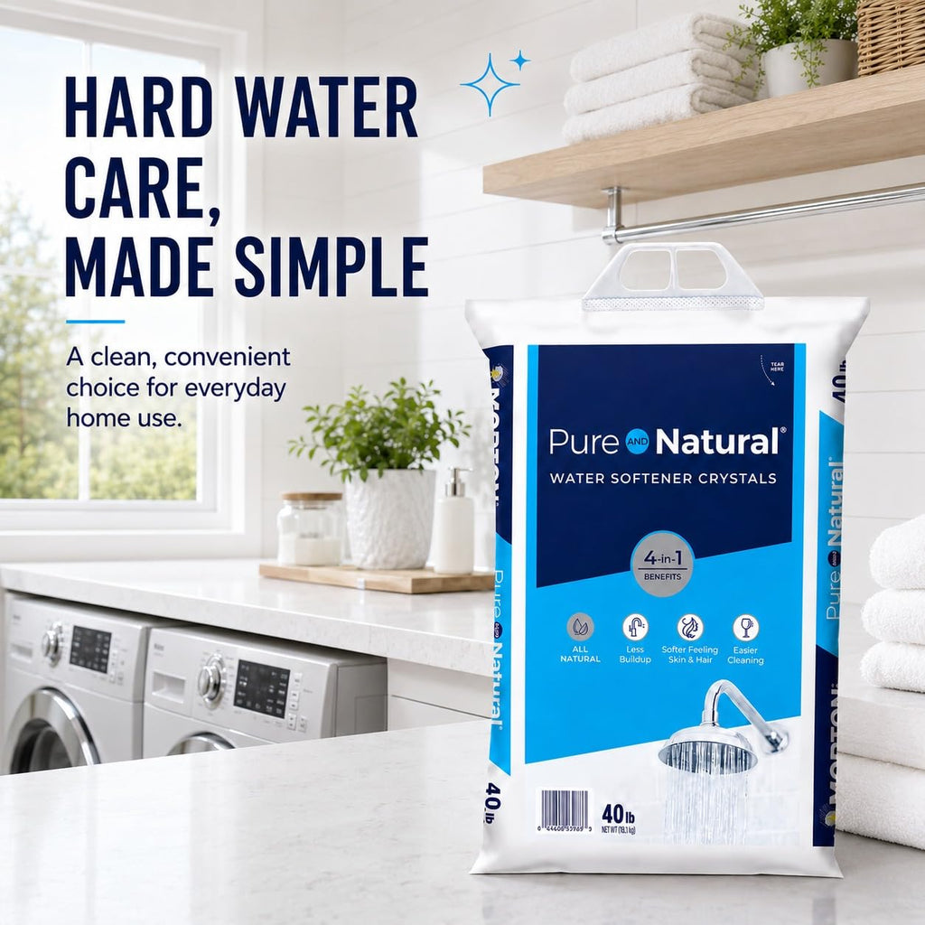 Water Softener Salt Crystals 40 lb 2 Pack R438401