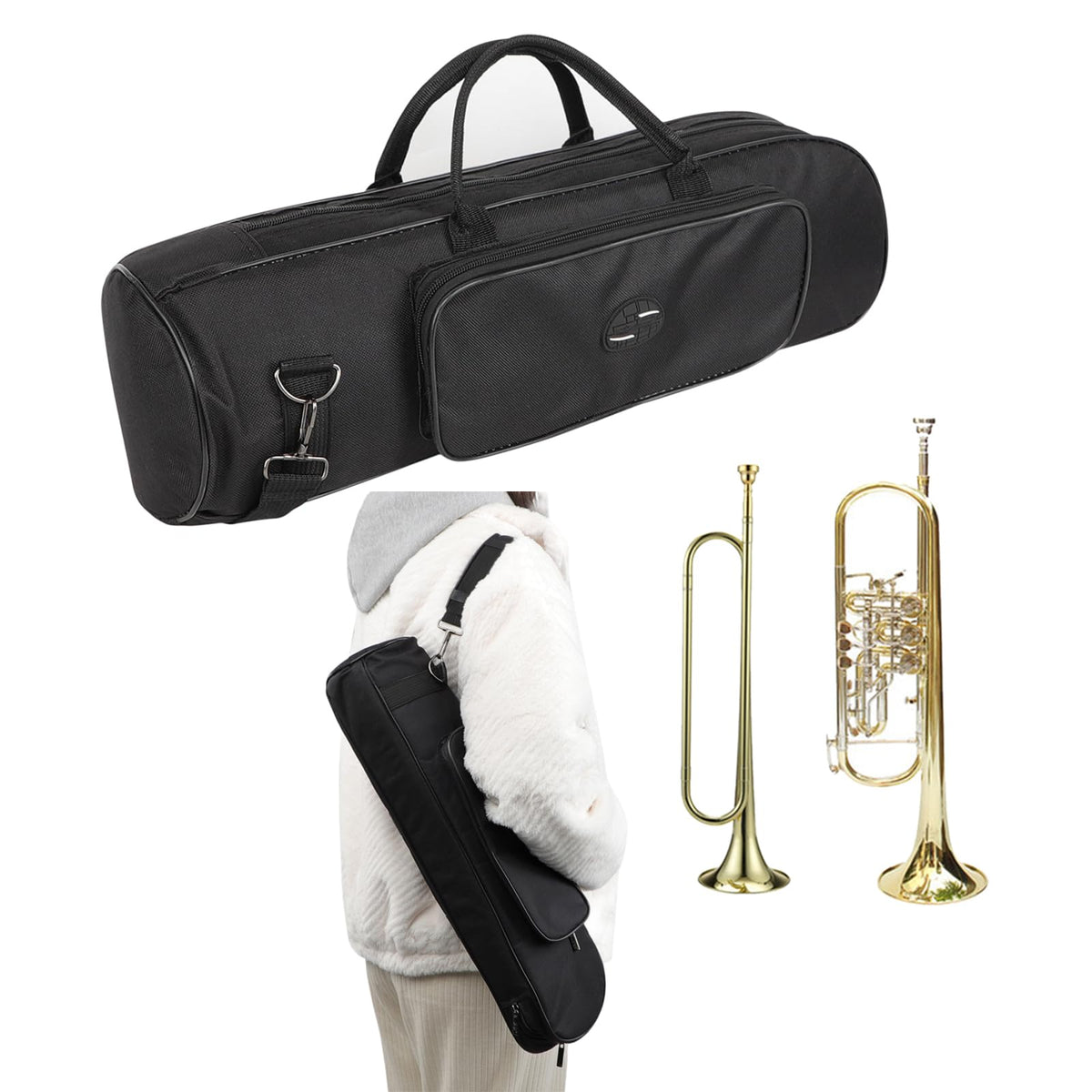 Waterproof Padded Trumpet Case Bag H30329