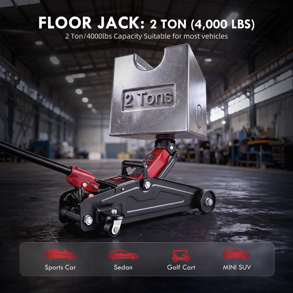2 Ton Low Profile Hydraulic Floor Jack X9543