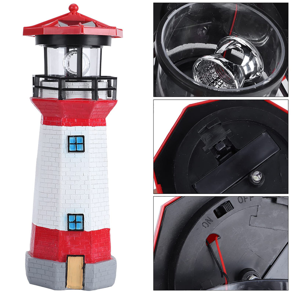 Solar Powered LED Lighthouse Z705