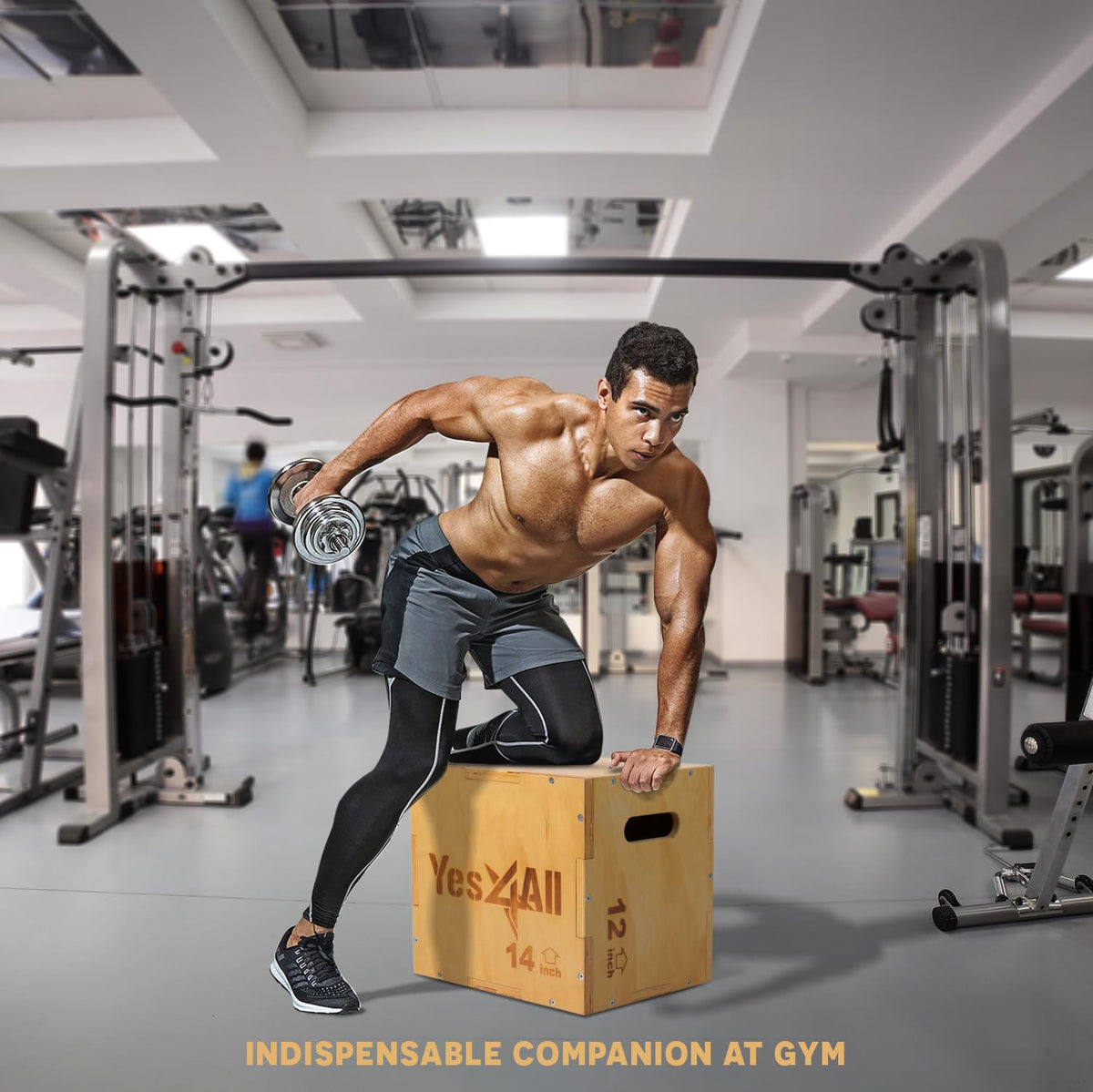 3-in-1 Wooden Plyo Box J190
