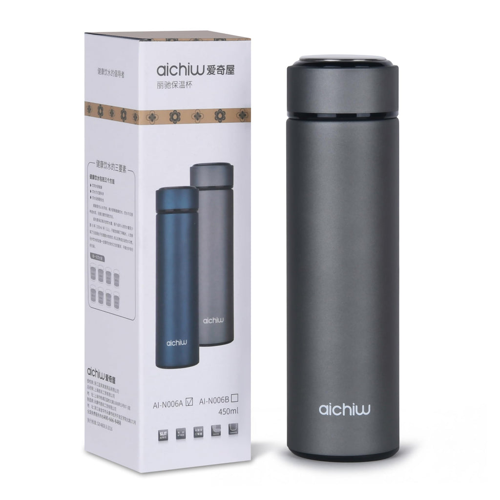 Vacuum Insulated 304 Stainless Steel Travel Mug with Lid 16 Oz Leak-Proof Tumbler U30851