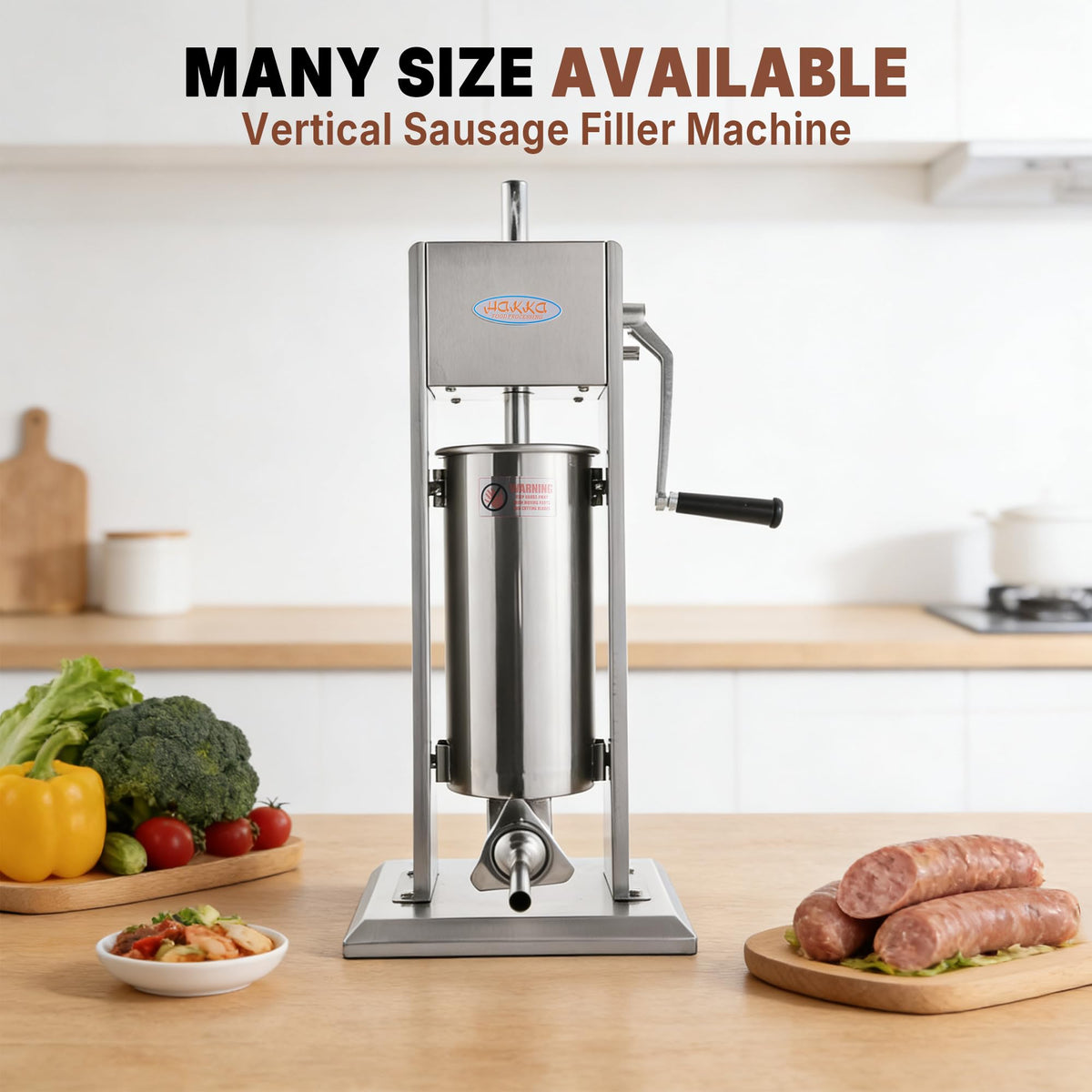 11 Lb Stainless Steel Vertical Sausage Stuffer X8968