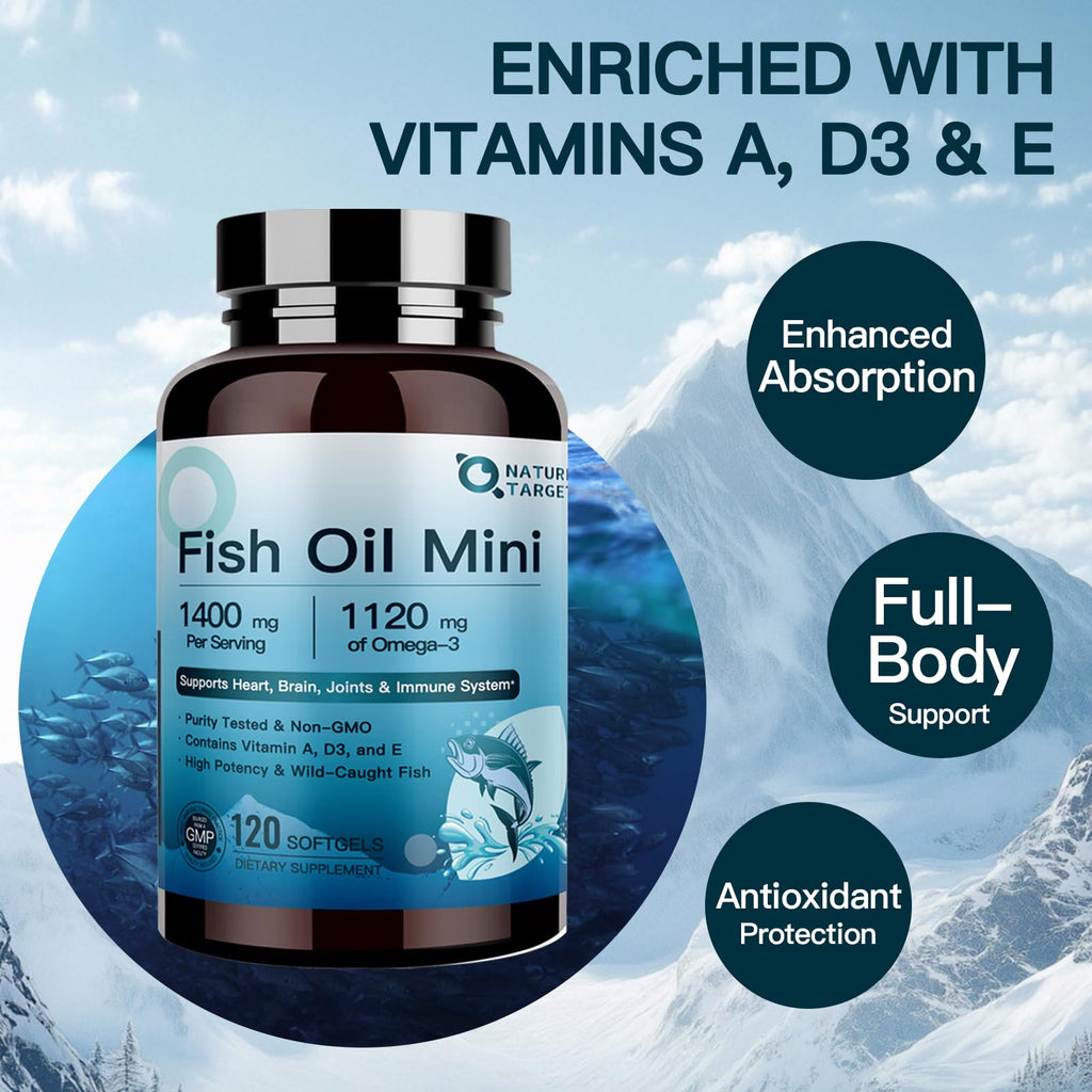 Fish Oil 1400 mg 120 Softgels G64062