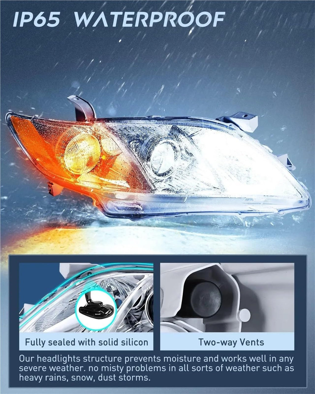 Front Bumper Head Light Headlamp Turn Signal Light Left Z123