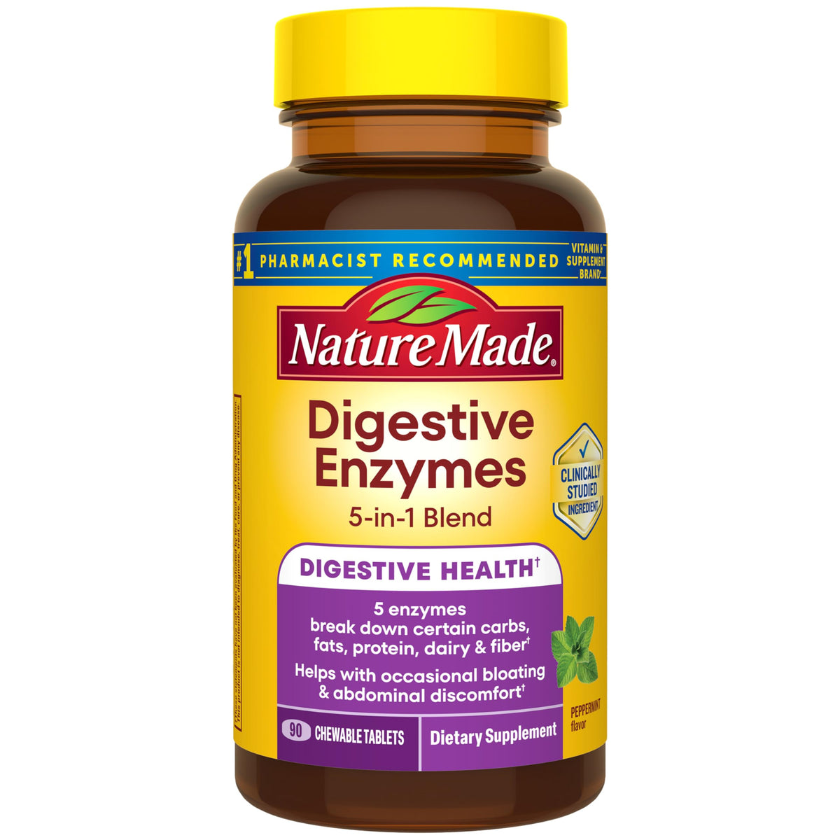 Digestive Enzymes 90 Chewable Tablets R474