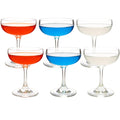 Champagne Glasses Set of 6 Crystal Cocktail Glasses 7 oz A714