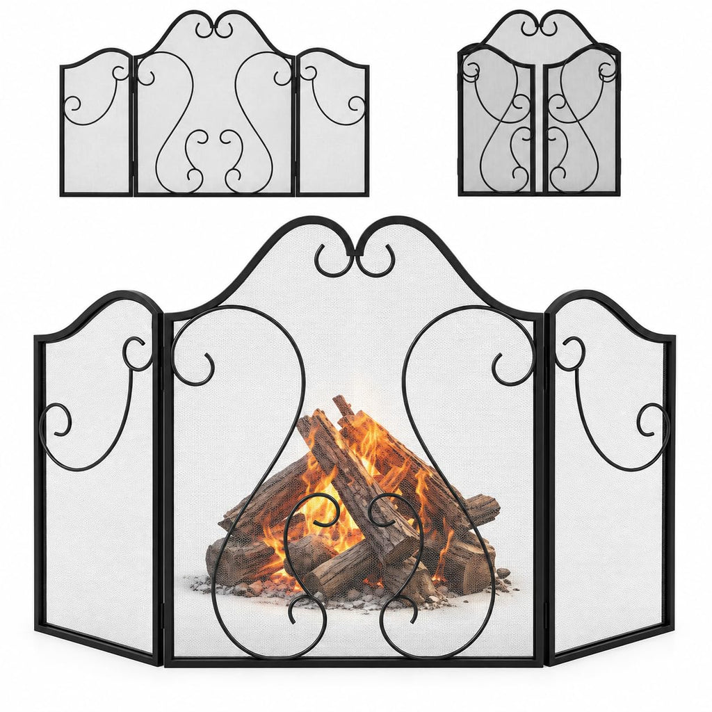 Foldable Fireplace Screen E37481