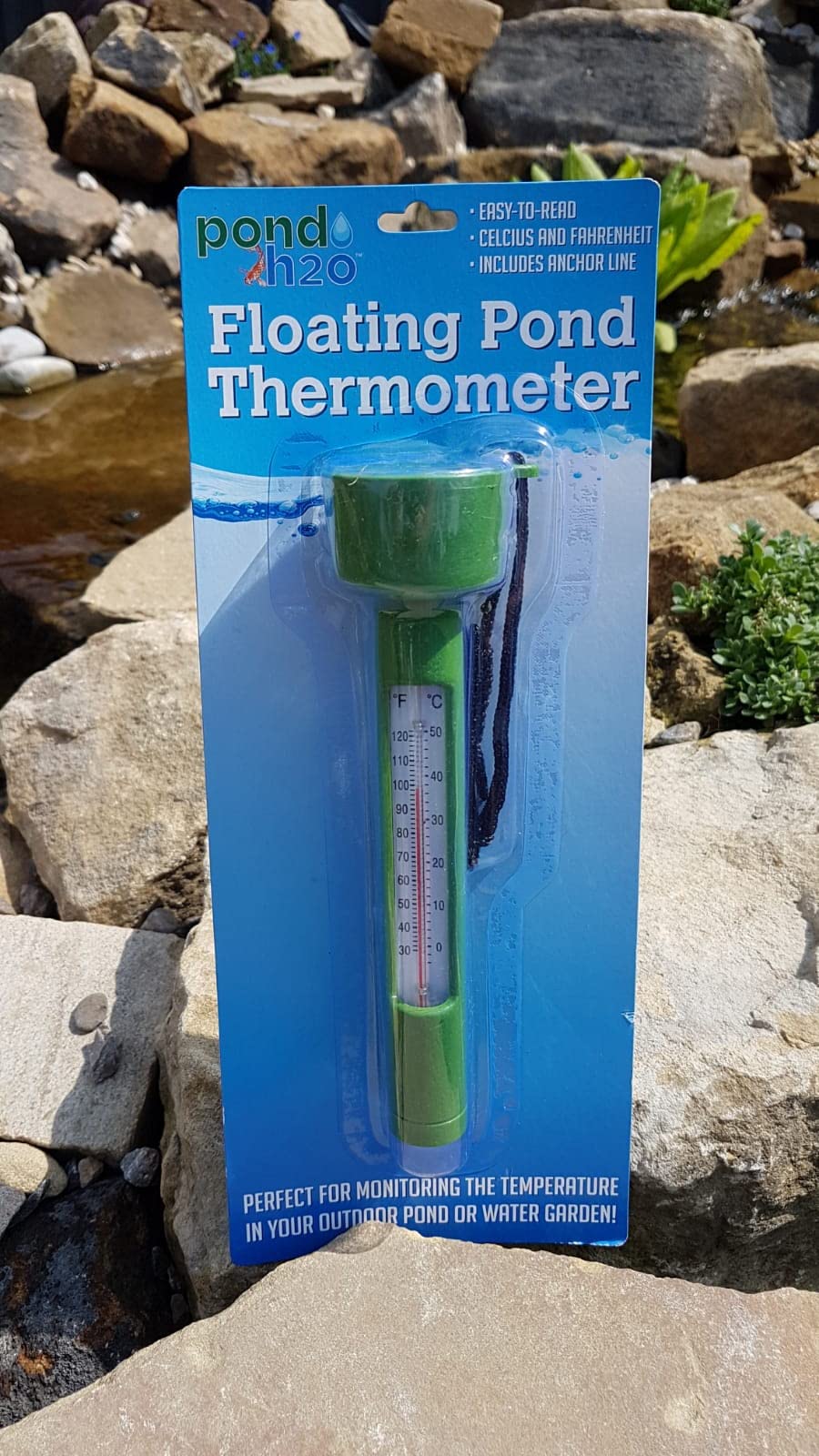 Floating Pond Thermometer & 4-in-1 Pond Cleaning Care Kit Y1160