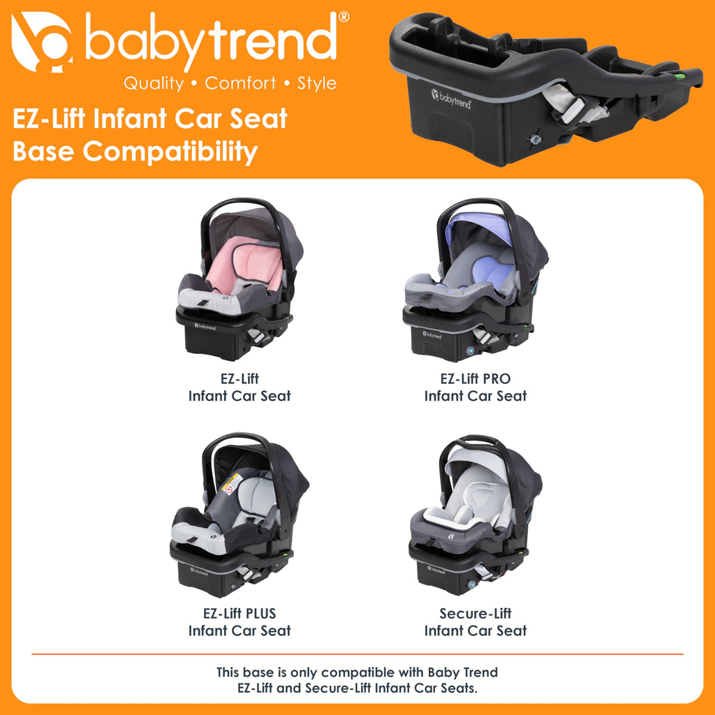 Black Infant Car Seat Base P348