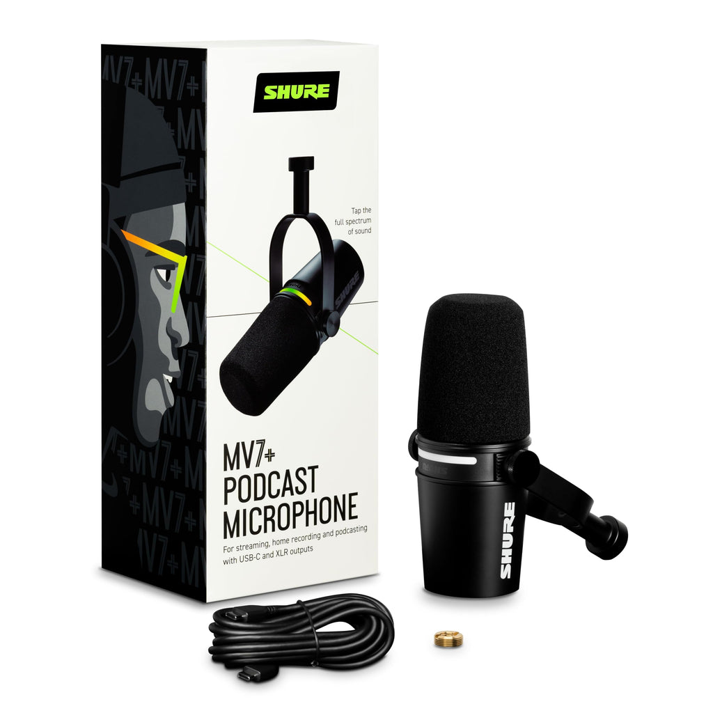 Black USB-C XLR Dynamic Microphone Z9939