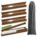 Acacia Wooden Mahjong Racks with Pushers W23278