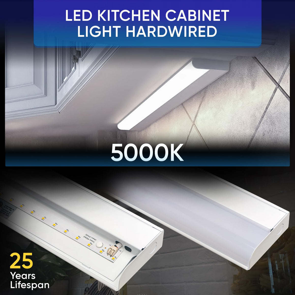 24" Hardwired Under Cabinet Lighting F562418