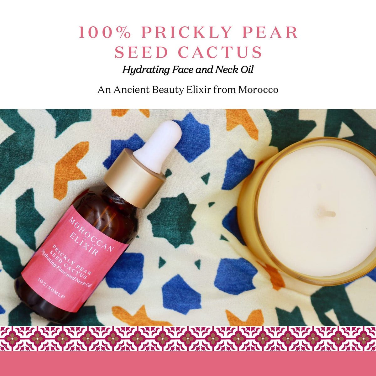 Prickly Pear Face & Neck Cactus Oil 1 oz F3398
