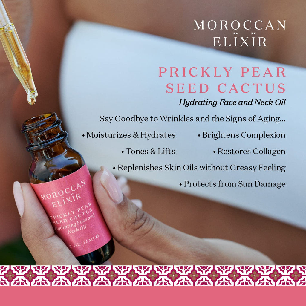 Prickly Pear Face & Neck Cactus Oil 1 oz F3398