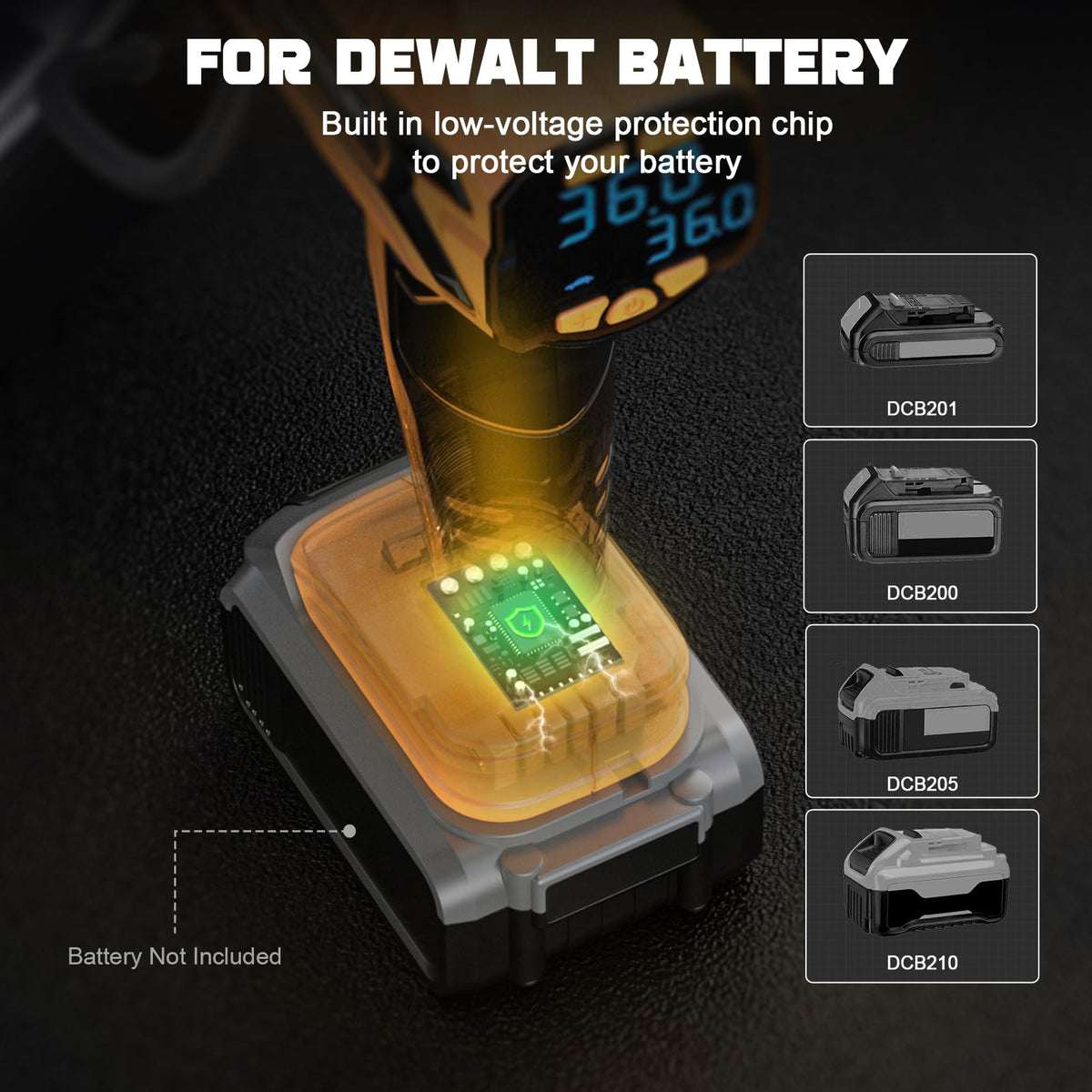 Cordless Portable Tire Inflator Air Compressor 160PSI Digital Pressure Gauge Z644707