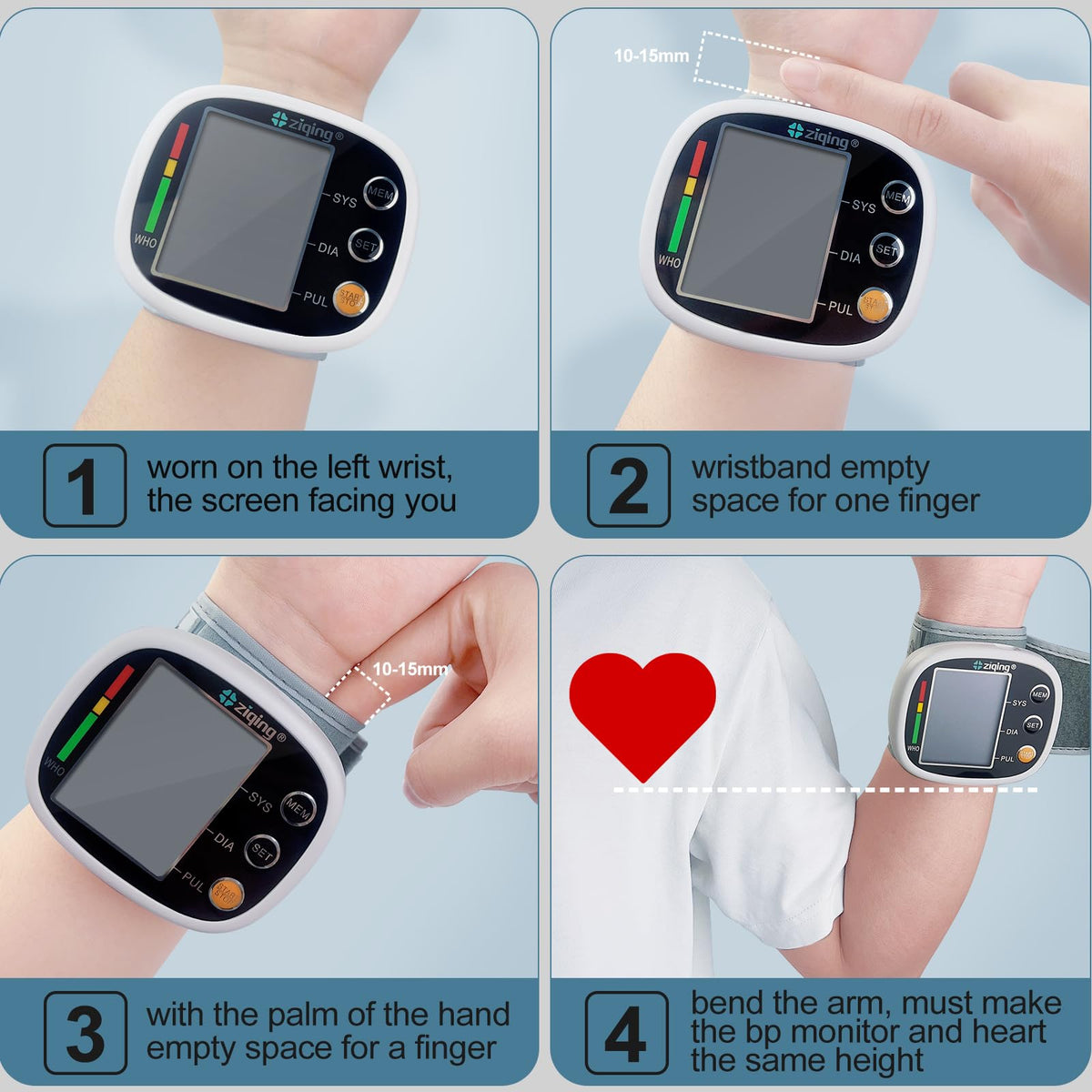 Wrist Blood Pressure Monitor Y3832