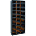 72 Compartment Black Literature Organizer L76584