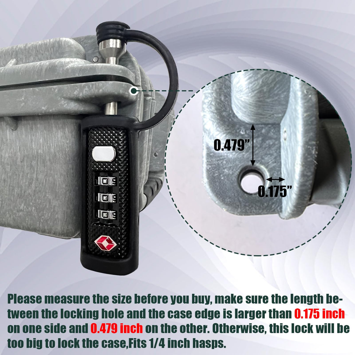 3-Dial Combo Padlock E640073