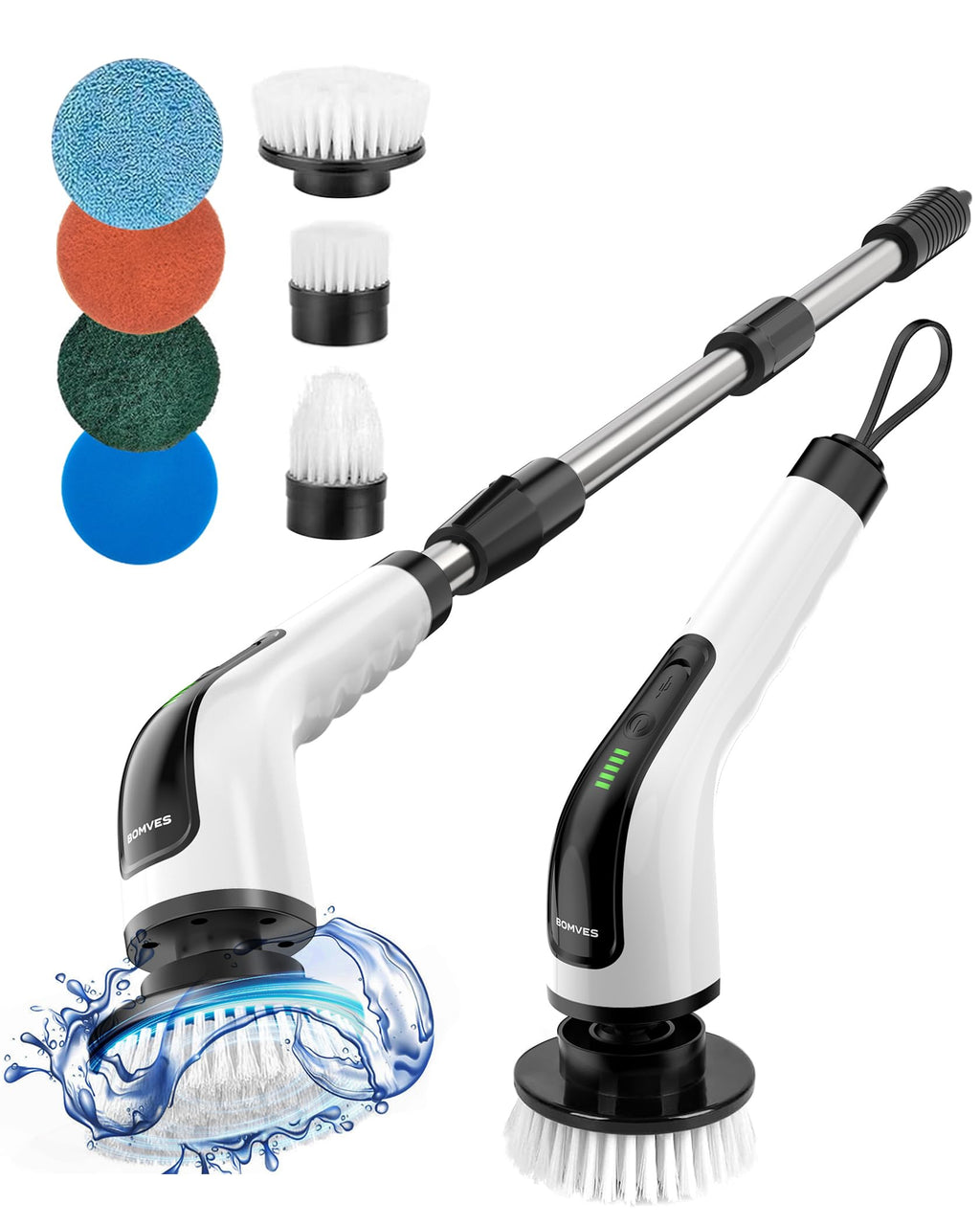 Electric Spin Scrubber with Long Handle K87099