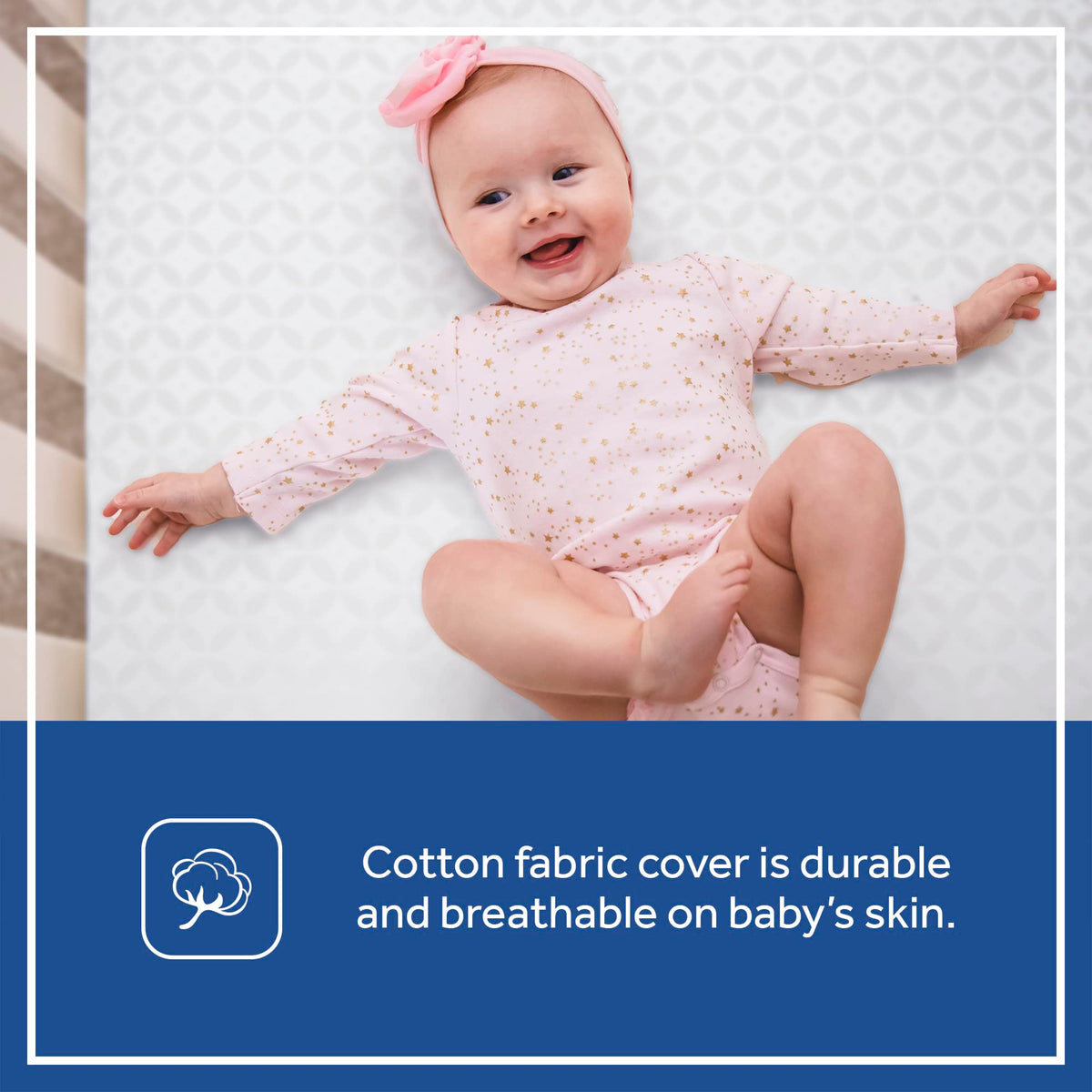 2 Stage Waterproof Crib Mattress A28611